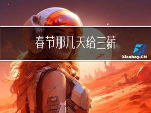 春节那几天给三薪
