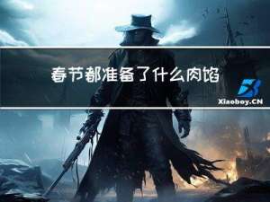 春节都准备了什么肉馅