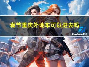 春节重庆外地车可以进去吗