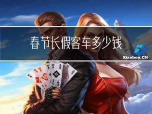 春节长假客车多少钱