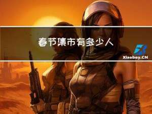 春节集市有多少人