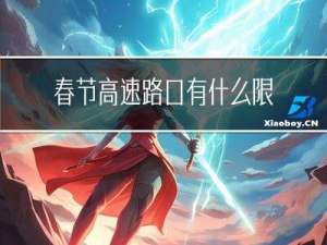 春节高速路口有什么限制