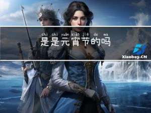 是是元宵节的吗