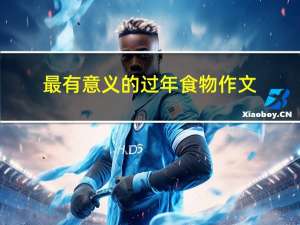 最有意义的过年食物作文