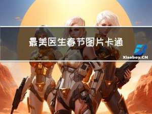 最美医生春节图片卡通