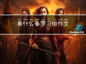 有什么春节习俗作文