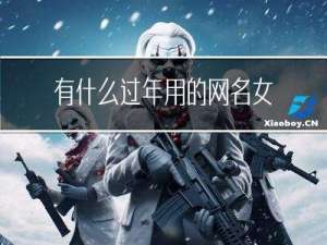 有什么过年用的网名女
