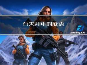 有关拜年的成语