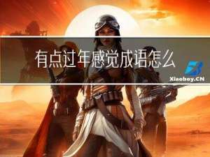 有点过年感觉成语怎么说