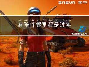 有陪伴哪里都是过年