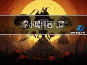 李小璐何洁元宵