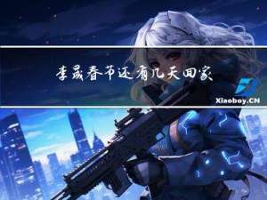 李晟春节还有几天回家