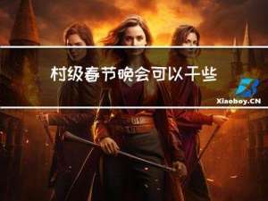 村级春节晚会可以干些什么
