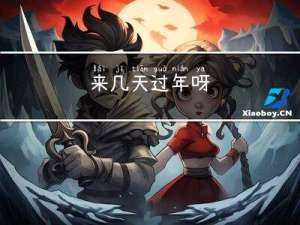 来几天过年呀