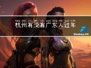 杭州有没有广东人过年
