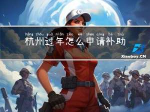 杭州过年怎么申请补助的
