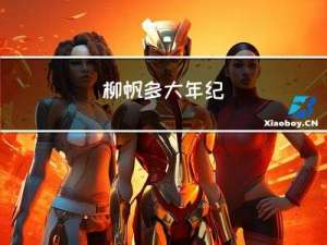柳帆多大年纪