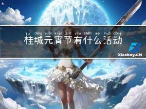 桂城元宵节有什么活动形式