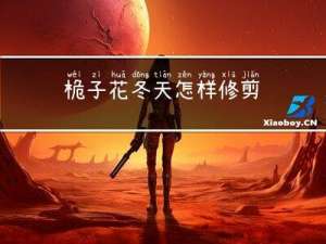 桅子花冬天怎样修剪