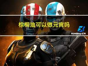 棕桐油可以做元宵吗