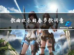 歌曲欢乐的春节歌词意思