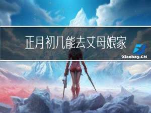 正月初几能去丈母娘家拜年