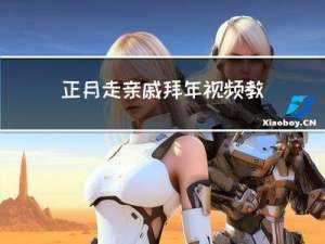 正月走亲戚拜年视频教程