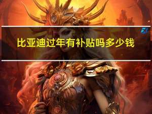 比亚迪过年有补贴吗多少钱