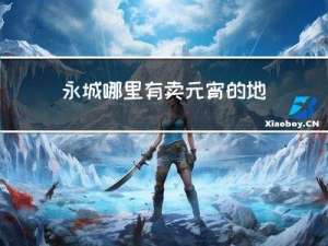 永城哪里有卖元宵的地方