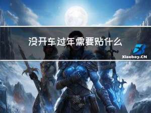 没开车过年需要贴什么标志