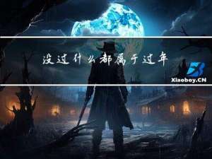 没过什么都属于过年