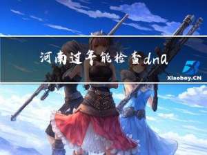 河南过年能检查dna吗