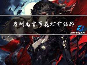 泉州元宵节花灯介绍作文