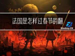法国是怎样过春节的翻译