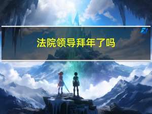 法院领导拜年了吗