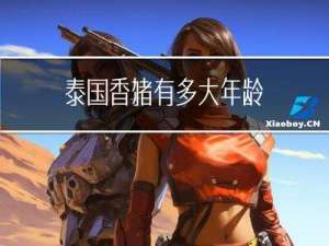 泰国香猪有多大年龄