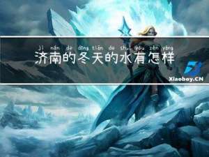 济南的冬天的水有怎样的特点