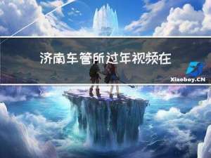 济南车管所过年视频在哪看
