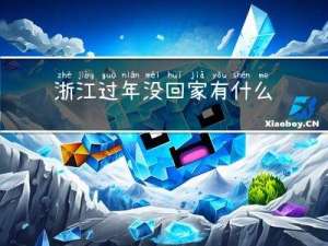 浙江过年没回家有什么补贴