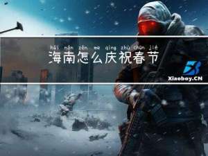 海南怎么庆祝春节