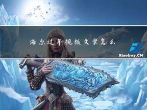 海尔过年视频文案怎么写