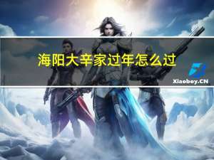 海阳大辛家过年怎么过