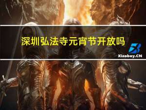 深圳弘法寺元宵节开放吗