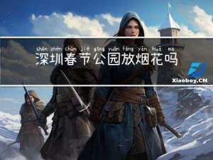 深圳春节公园放烟花吗