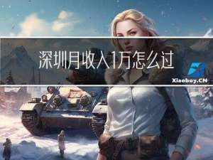 深圳月收入1万怎么过年