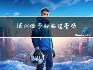 深圳给予补贴过年吗