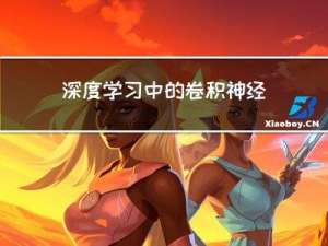 深度学习中的卷积神经网络