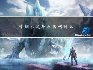 清朝人过年乐器叫什么