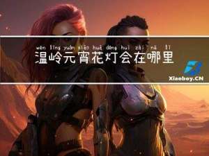 温岭元宵花灯会在哪里