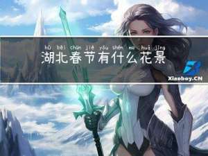 湖北春节有什么花景